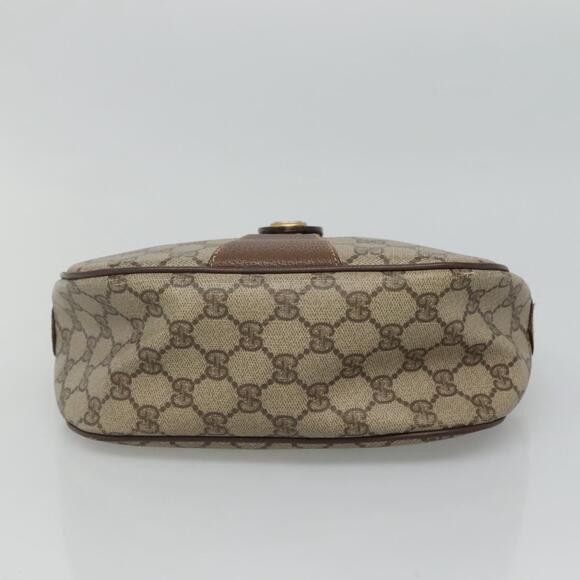 GUCCI GG Supreme Web Sherry Line Shoulder Bag Pvc Beige Red 89 02 032 - Picture 9 of 16